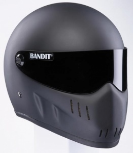 Bandit XXR Motorcycle Helmet - Matt Black